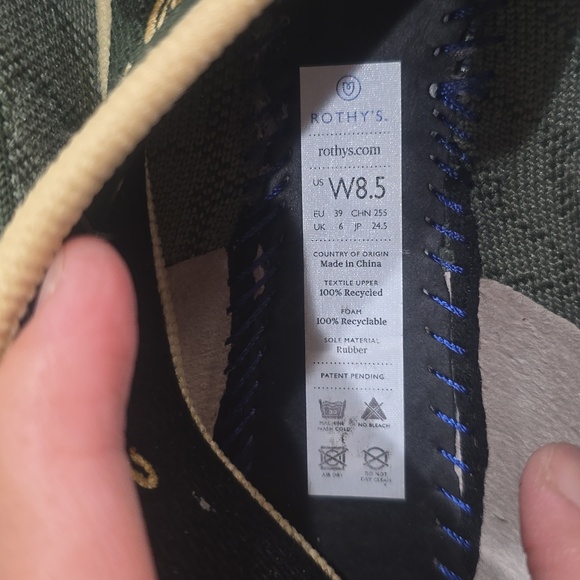 🪴 ROTHY'S "THE FLAT" TURTLE PRINT KNIT ROUND TOE FLATS - Picture 9 of 12